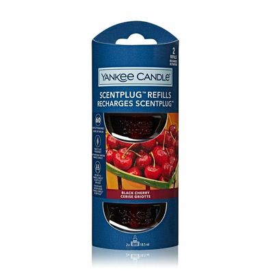 Yankee Candle Nachfüllpackung Black Cherry 2x 18,5ml