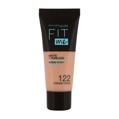 Maybelline New York Fit Me Matte Poreless Foundation 122 Creme