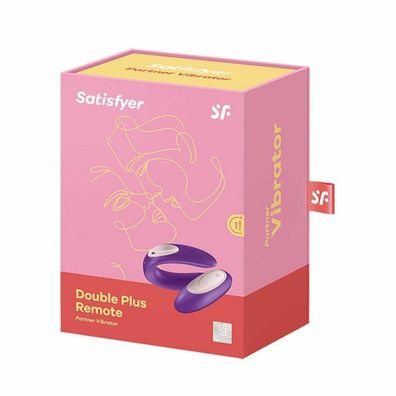 Satisfyer Partner Double Plus Remote Control purple