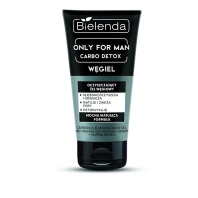 Bielenda Only For Men Carbo Detox Kohle-Reinigungsgel 150g