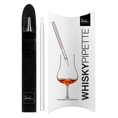 Eisch Whisky Pipette Gentleman transparent im Geschenkkarton 999/9