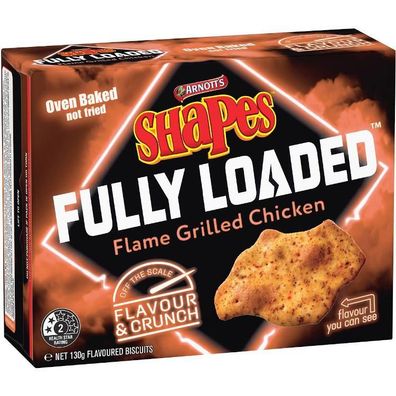 Arnott's Shapes Flame Grilled Chicken 130 g