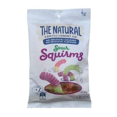 The Natural Confectionery Co. Sour Squirms 180 g