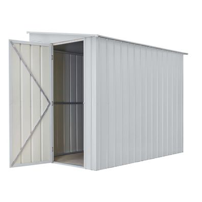 Wand-Zierde LeanTo 58 H178 silber metallic Anlehnhaus Globel Gerätehaus Schuppen