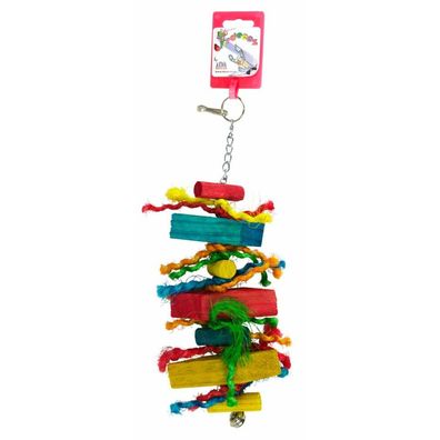 Birrdeeez Parakeet Toy Wood straight 26cm