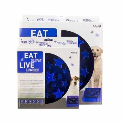 Eat Slow Live Longer Star Blue S