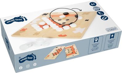 Mühle und Solitär " Gold Edition " Legler Small Foot Gesellschaftsspiel Holz