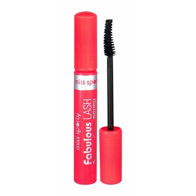 MISS SPORTY Fabulous Lash gebogene Bürste Mascara 001 Schwarz 8ml