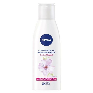 NIVEA Reinigungsmilch für trockene und empfindliche Haut 200ml