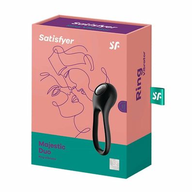 Satisfyer Majestic Duo Ring Vibrator black