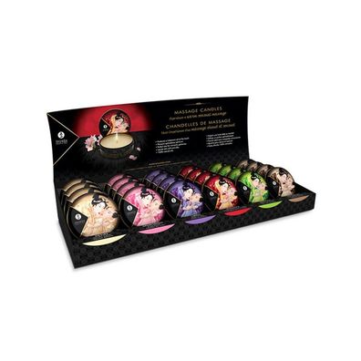 SHUNGA Massage Candle Display (24 pcs x 30ml)