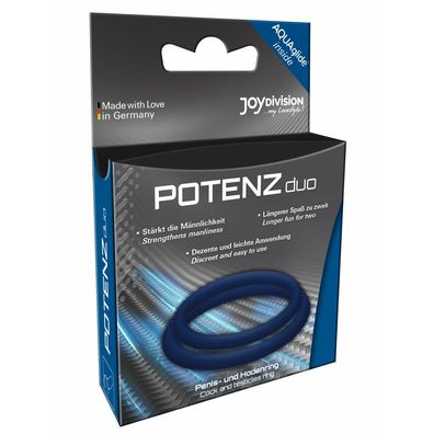 Joydivision POTENZduo Penisring blau, mittel