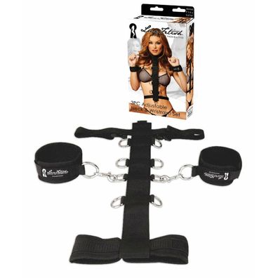 LUX FETISH 3pcs Adjustable Neck & Wristraint Set