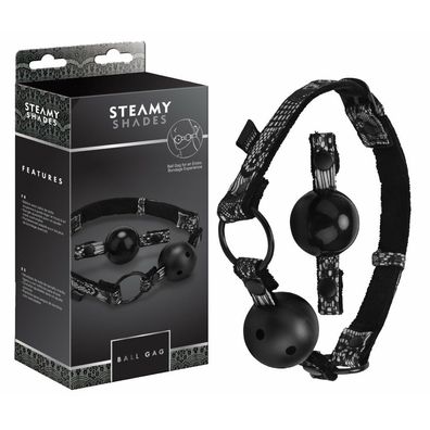 STEAMY SHADES Ball Gag mit Plastik- und Silikon-Ball