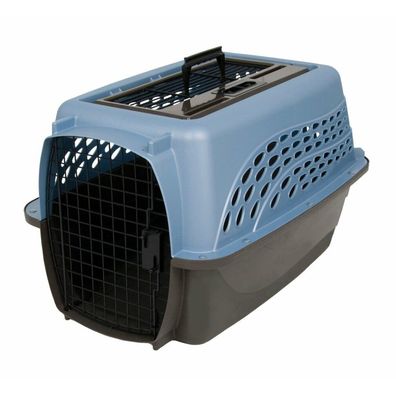 Petmate 2 Door Top Load Kennel S Blue