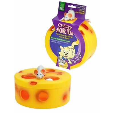 VisionSmart Cheesy Mouse Hunt Cat Toy