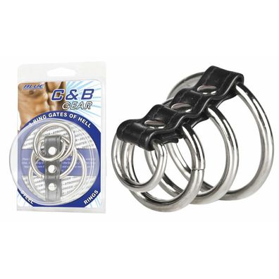 BLUE LINE C&B GEAR 3 Ring Gates Of Hell w. D-Ring