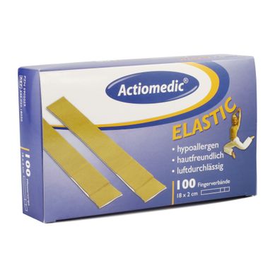 Actiomedic® Elastic Fingerverband Hautfarben 18 x 2 cm Fingerpflaster