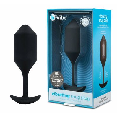 b-Vibe Vibrating Snug Plug XL Black