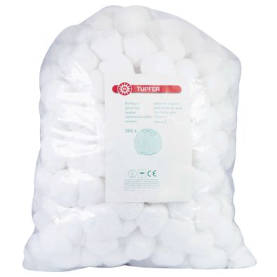 Nobamed Mulltupfer 250 Stück Tupfer Mull-Tupfer