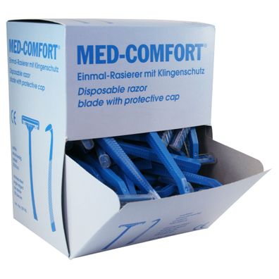 MED-COMFORT Einmal-Rasierer 100 Stück 1 oder 2 Klingen