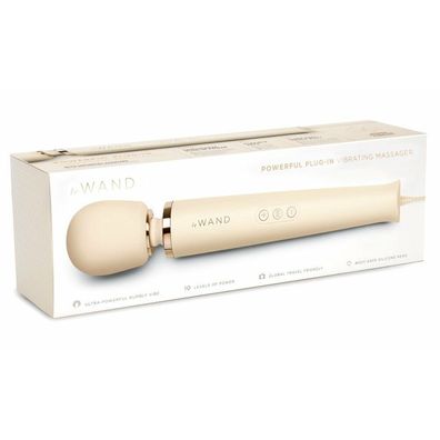 Le Wand Powerful Plug-In Vibrating Massager Cream