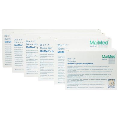 MaiMed®- porefix transparent steril Wundschnellverband Wundpflaster Wundverband