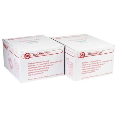 Rudawatch adhäsiver Uhrglasverband Packung zu 10 St. Augenpflaster Augenverband