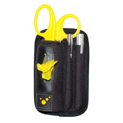 tee-uu PULL Handschuh-Holster Schwarz 10,5 x 16,5 x 3,5 cm