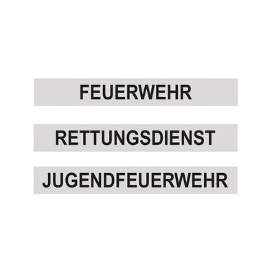 tee-uu Bedruckte Reflexstreifen 5 x 38 cm