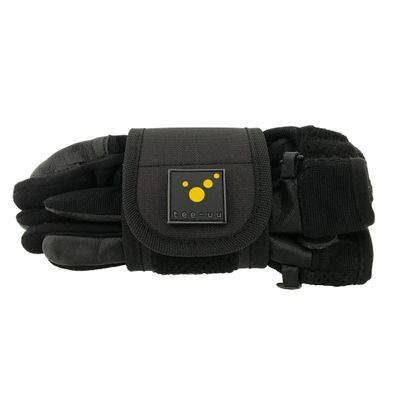tee-uu FIX Handschuh-Holster Schwarz 8 x 10 x 3 cm