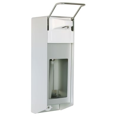 Desinfektionsmittelspender Aluminium 1000 ml mit kurzem Armhebel
