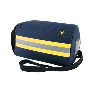 tee-uu RESPI LIGHT XL Atemschutzmasken-Tasche 25 x Ø 18 cm Blau