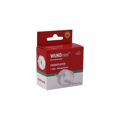 WUNDmed® Fixierpflaster transparent 5 m x 2,5 cm