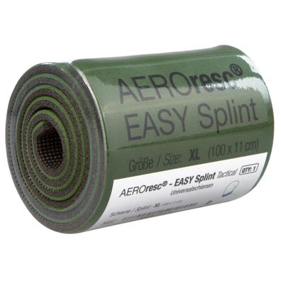 AEROresc® EASY Splint XL Olivgrün/Grau Tactical Version 100 x 11 cm