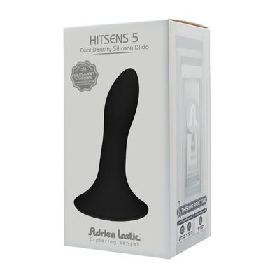 ADRIEN LASTIC Hitsens 5 Dual Density Silicone Dildo black