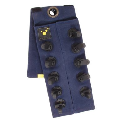 tee-uu Checker POUCH Manschette Blau 47 x 2 x 11 cm