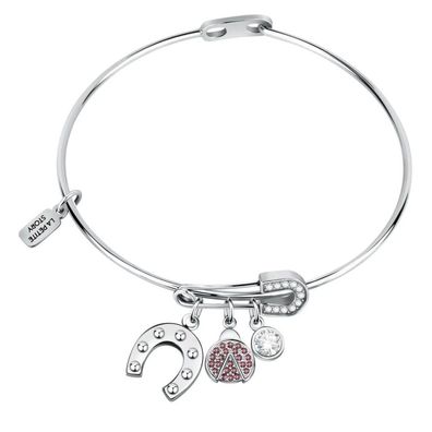 Charming steel bracelet for luck with Friendship pendants LPS05ARR57