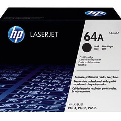 HP HP Cartridge No 64A HP64A HP 64A Black Schwarz (CC364A)