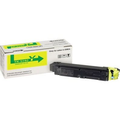 Kyocera Cartridge TK-5140Y TK5140Y Yellow Gelb (1T02NRANL0)