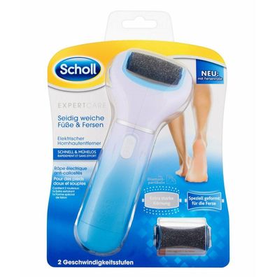 Scholl Hornhaut Fußpflegesystem Velvet Smooth Pedi blau, 1 St