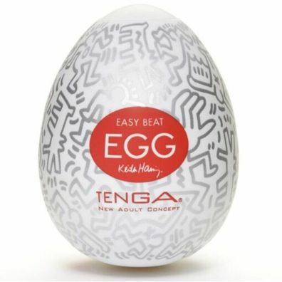 TENGA Egg Keith Haring Einweg-Masturbator in Eiform