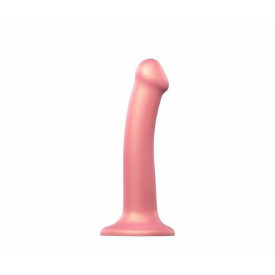 Strap-on-me Mono Density Dildo Rose Metallic Shine M