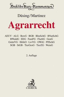 Agrarrecht (Beck'sche Kurz-Kommentare), Mechtild Düsing