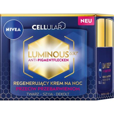 NIVEA Nachtcreme Luminous Anti Pigmentflecken, 50 ml