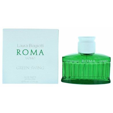 Laura Biagiotti Roma Uomo Green Swing Eau De Toilette 75ml