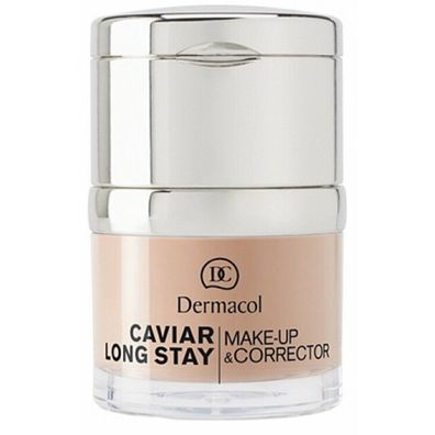 Dermacol Caviar Long Stay Make-Up & Corrector Grundierung mit Abdeckstift 1 Pale 30ml