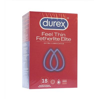 DUREX Fetherlite Elite dünnere Kondome mit mehr Gel 18 Stk