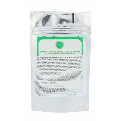 Ecocera Kosmetische Anti-Akne-Maske auf Basis von Silber und kolloidalem Kupfer 50g