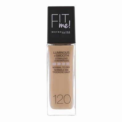 Maybelline New York Foundation Fit Me Liquid, LSF 18, 120 Classic Ivory, 30 ml